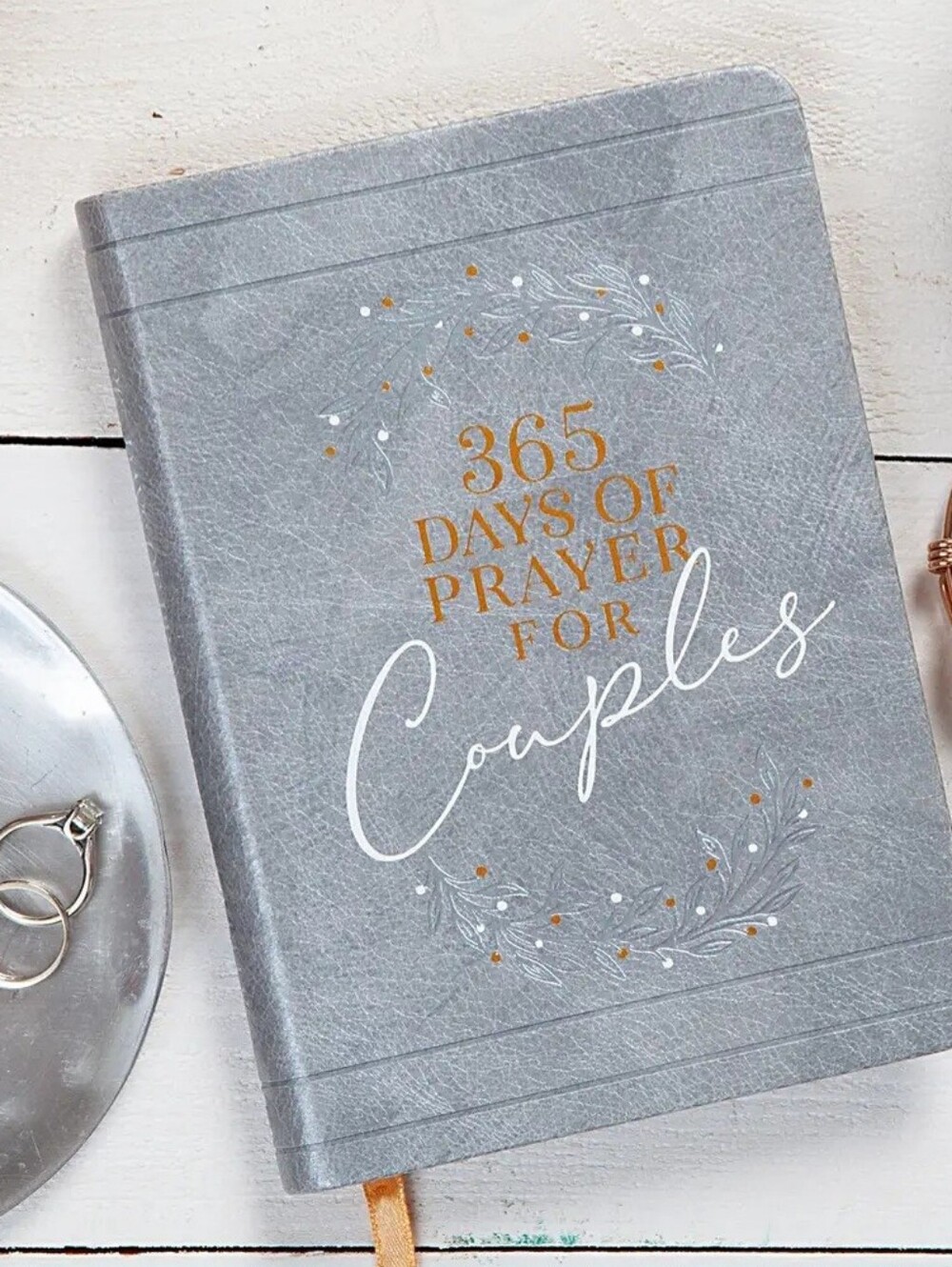 365 Days of Prayer for Couples - Gray Hardcover Journal